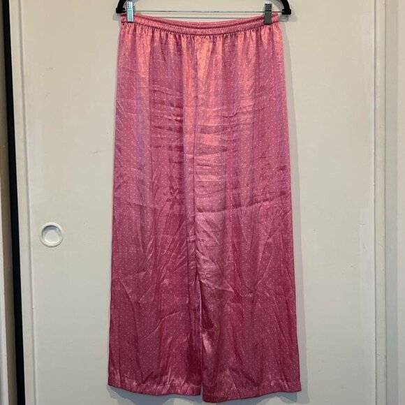 Morgan Taylor Pink and White Polka Dot Pajama Set - Picture 4 of 14